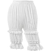 Nuoqi Pantaloons Women Lolita Bloomer Victorian Steampunk Bloomers Shorts