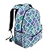 ZZKKO Colorful Mermaid Scale Boys Girls School Computer Backpacks Book Bag Travel Hiking Camping Daypack