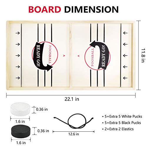 TOYDAZE Foosball Slingshot Game DOUBLE THICKER Foosball Winner Board