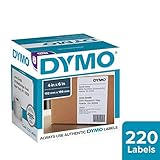 DYMO LabelWriter Shipping - Shipping labels - black on white - 4 in x 6 in - 220 label(s)