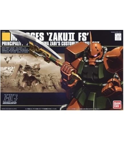 Amazon.com: BANDAI SPIRITS HG 1/144 Zaku II Kai B Type (Unicorn
