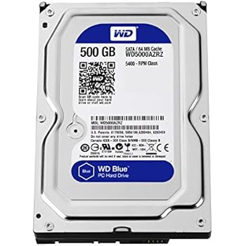 Amazon.com: WD Blue 500GB Desktop Hard Disk Drive - SATA 6