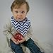 Baby Bandana Drool Bibs by Baby Bee (Set of 4, Gift Set) with 2 snap-buttons latch