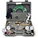 ARKSEN Harris Type, Gas Welding & Cutting Torch w/ Hose, Professional Set with Case