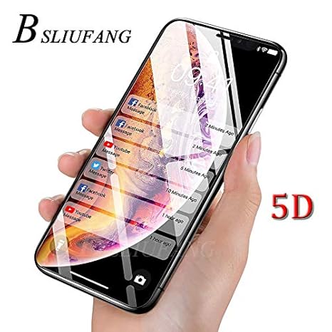 Panzerglas Schutzfolie Film,Full Cover Tempered Glass for iPhone 7 6 8 Plus 5D Curved Edge Protective Screen Protector for iP