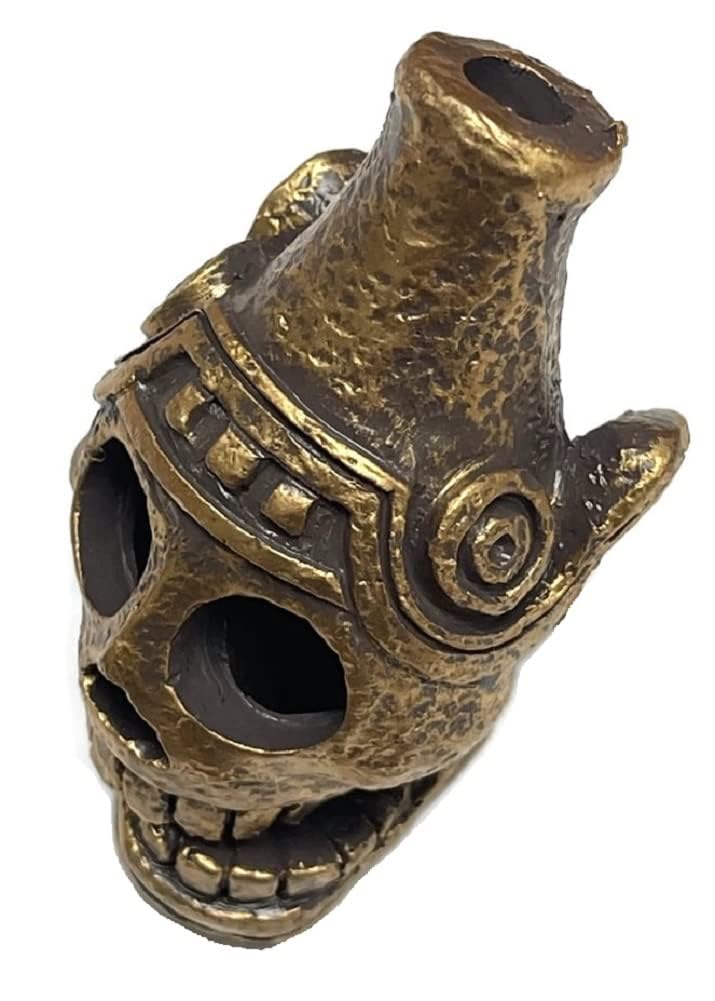 Costumeteers Ghostbusters Afterlife Aztec Death Skull Whistle Antique Gold Earthen Props (Antique Gold)