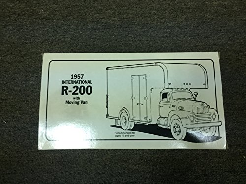 First Gear 1:34 Scale 1957 International R-200 with Moving Van Die Cast Metal