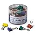Officemate Small Binder Clips, Assorted Colors, 36 Clips per Tub (31028)