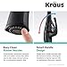 KRAUS Ansel Matte Black Finish Dual Function Pull-Down Kitchen Faucet, KPF-1675MB