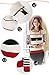 Zeagoo Women's Autumn Winter Korean Casual Long Sleeve Stripe Pullover Sweater