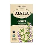Alvita Organic Hyssop Herbal Tea, 24 Count
