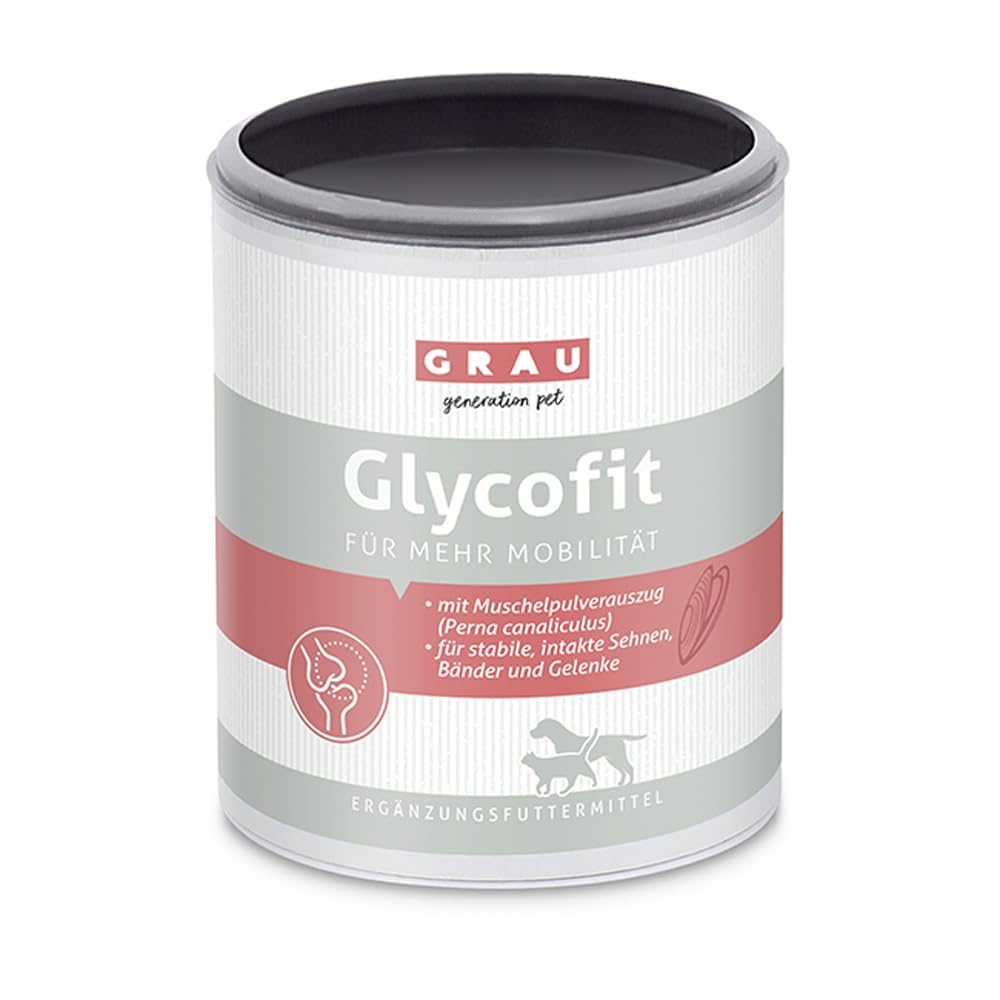 GRAU - the original - Glycofit, for a stable musculoskeletal system and more mobility, pack of 1 (1 x 200 g), supplementary food for dogs