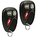 2001 2002 Key Fob Keyless Entry Remote fits Cadillac Escalade/Chevy Avalanche S10 Silverado Suburban Tahoe/GMC Sierra Sonoma Yukon (KOBLEAR1XT, 15042968), Set of 2