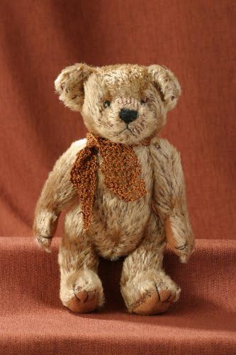 Teddy Bears 8" Korean Mohair Jointed Brown Mel UK Last Stock #J513