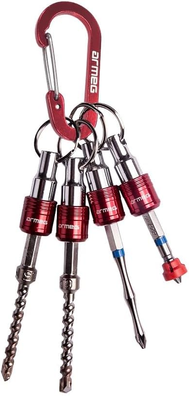 Armeg 4-Pack Impact-Masonry & Screwdriver Bit Set
