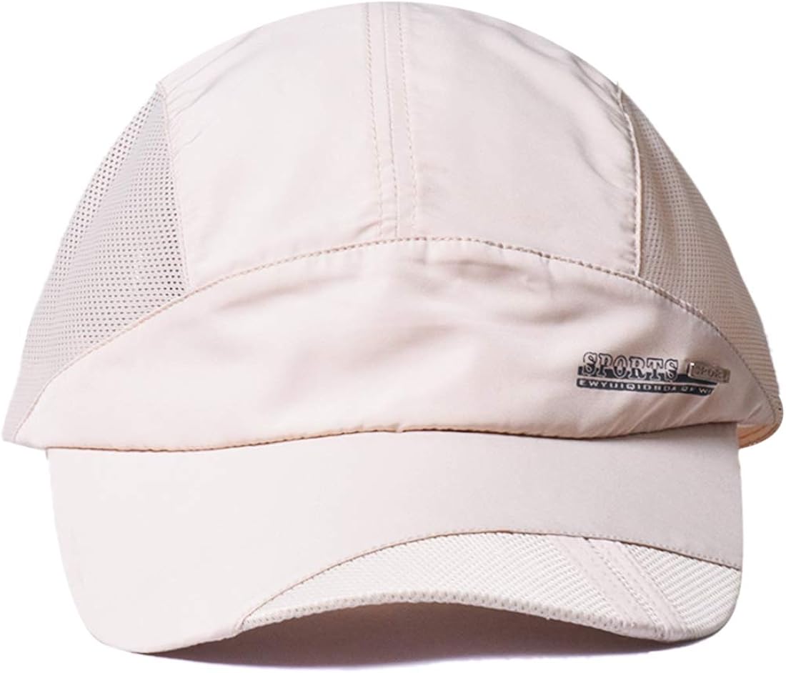 KXF Trucker Cap Quick Dry Half Mesh Baseball Hat Outdoor Sports Running Cap Beige, M-XL - Image 3