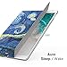 MoKo Case for iPad Pro 10.5 - Slim Lightweight Smart-shell Stand Cover with Translucent Frosted Back Protector for Apple iPad Pro 10.5 Inch 2017 Released Tablet, Starry Night (Auto Wake / Sleep)