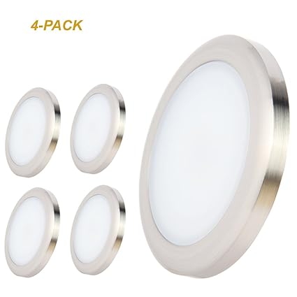 Acegoo 12v Led Ceiling Light 4 Pack Super Slim Panel Downlights