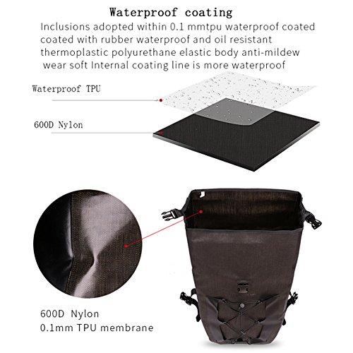 PlasMaller Cycling Bicycle Bike Pannier Rear Seat Bag Rack Trunk