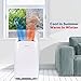 Honeywell 14000 Btu Portable Air Conditioner with Heat 4 in 1 Multi-Functional, Dehumidifier & Fan for Rooms Up to 550-700 Sq. Ft with Remote Control, HL14CHESWW