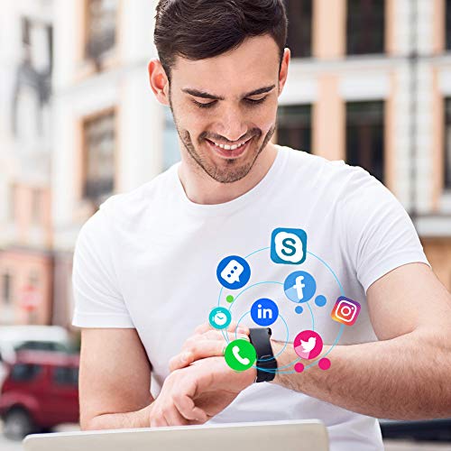 AMATAGE Smart Watch for Android Phones iPhone for Men Women, Fitness