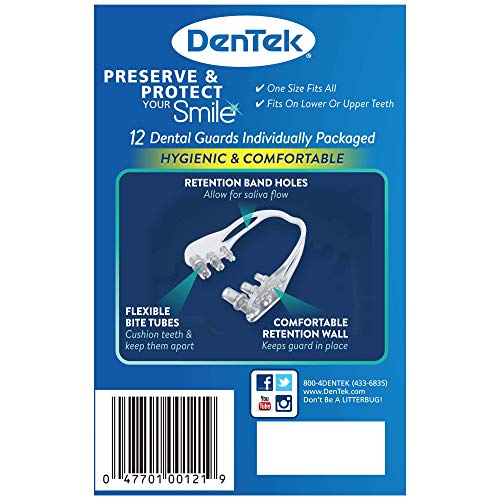 DenTek ReadyFit Disposable Dental Guards BPA Latex Free, 12 Count on