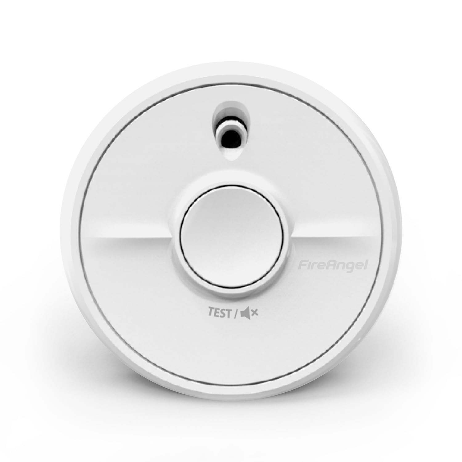 FireAngel SB5-INT Optical Smoke Alarms for Home with Replaceable Battery, Test/Silence Button, Early Smoke Detector Fire Alarm, 90 x 35 mm, White