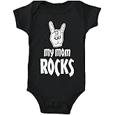 Tcombo My Mom Rocks - Rock N Roll Music Bodysuit