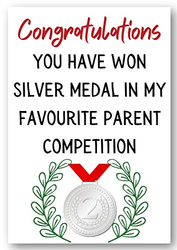 Second Ave Funny Parent Competition Birthday Mum/Dad Mother's/Father's Day Card