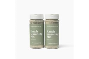Clean Monday Meals Ranch Seasoning Mix | Gluten Free, Dairy Free, No Artificial Additives | All-Purpose Ranch Powder for Dips, Dressings, Veggies & Meal Prep | 2-Pack, 11 oz