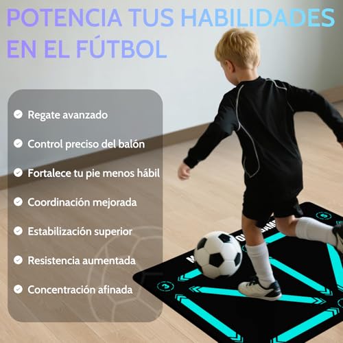 Soccer Training Mat with Video Training Didactic Mat Football Professional Training Mat - Step Training Mat, Corner Field Blanket and Soccer Mat