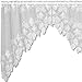Heritage Lace Woodland 68-Inch Wide by 40-Inch Drop Swag Pair, White