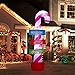 YIHONG 8 Ft Christmas Inflatables Candy Cane Decorations - Blow up Party Decor for Indoor Outdoor Yard with LED Lights