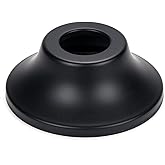 WELWIK 1/2" Stainless Steel IPS Bell Flange Matte Black 13/16 Opening x 2-3/4 OD Exterior Diameter