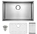 FRIGIDAIRE Undermount Stainless Steel Kitchen Sink, 16 Gauge, Deep Basin, 27