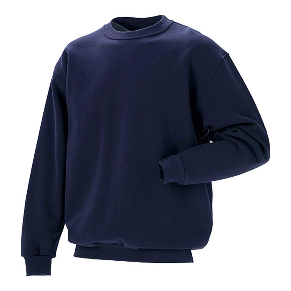 J.A.K. 0605858 Series 8506 70% Cotton/30% Polyester Sweatshirt, Navy, 5XL Size