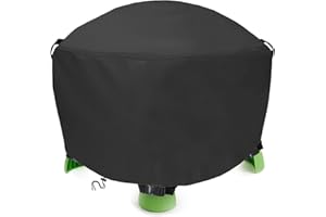 STARTWO Kids Water Table Cover Fit Little Tikes Spiralin' Seas Waterpark Play Table, Waterproof Outdoor Toys Cover - Black (Cover Only)