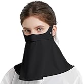 M-YOUNG UV Protection Neck Gaiter Face Cover for Summer Outdoor Activities Balaclava Bandana for Women