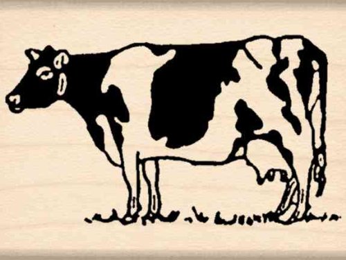 Cow Rubber Stamps | Kritters in the Mailbox | Cow Rubber Stamp
