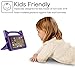 All-New 7 2017 Case,Riaour Kids Shock Proof Protective Cover Case for 7 Tablet (Compatible with 5th Generation 2015 / 7th Generation 2017) (Grape Purple)