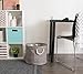 DII Collapsible Variegated Polyester Storage Bin, Large, Gray