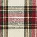 Pinzon Lightweight Cotton Flannel Sheet Set - Twin Extra-Long, Cream/Red Plaid