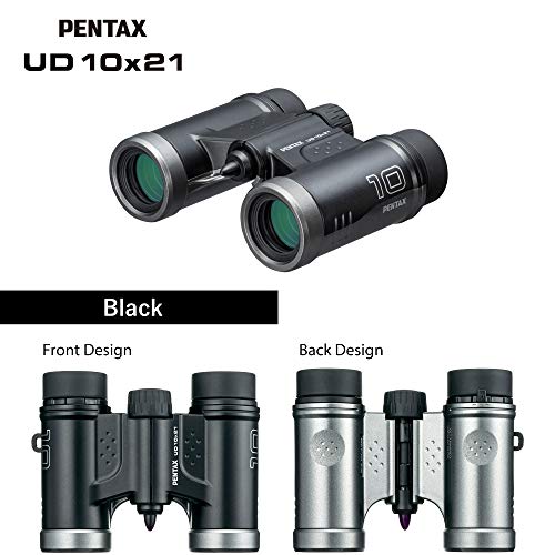 PENTAX Fernglas UD 10x21 - Schwarz. 10-fache Vergrößerung mit Dachprisma. Helle und klare Sicht, geringes Gewicht mit Multi-Beschichtung für hervorragende Bildleistung. Für Konzerte, Sport und Safari – Bild 4