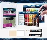 MagicEzy Tile Fix Repair Kit – Beige and White Bundle - Fills and Colors Chipped Tiles Fast