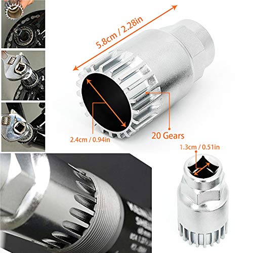 Strumento Di Riparazione Multifunzione Per Bicicletta, Kit Di Strumenti Di Riparazione Meccanica Per Ciclismo In Acciaio Al Cro 94416177