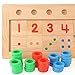 Xin store Wooden Montessori Math Board Shape Sorter Preschool Educational Toys for Kids