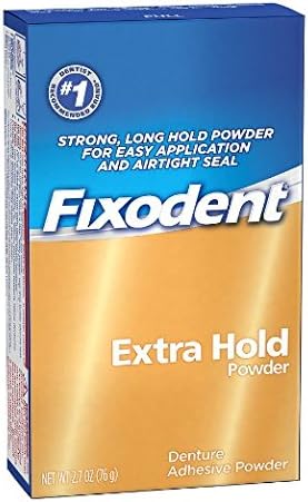 Fixodent Denture Adhesive Powder 2.7 oz. (pack of 1)
