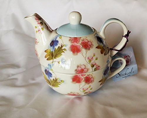 Stechol Gracie China Floral Tea for One 3 Piece Set