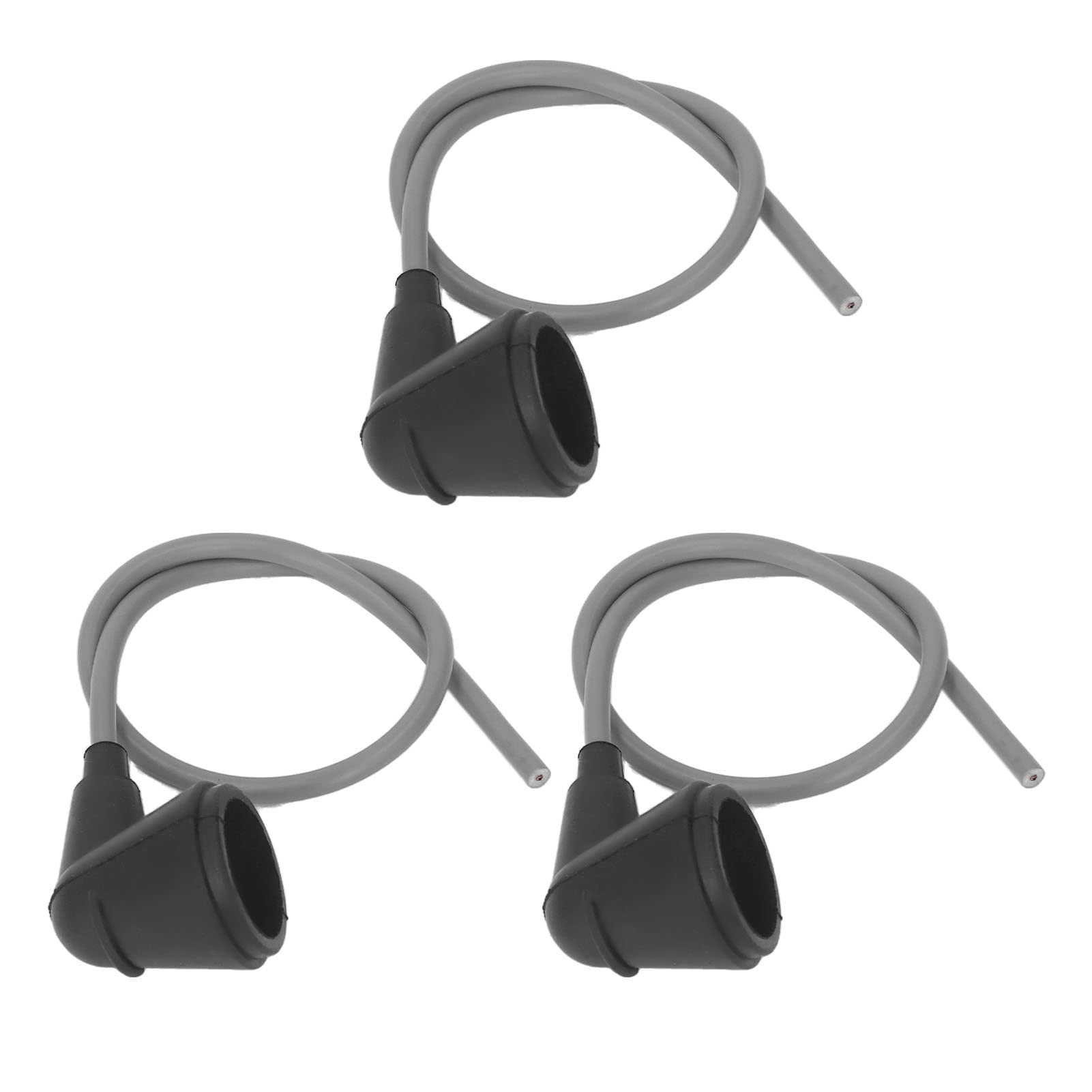 TOPINCN 3pcs Chainsaw Ignition Cable Lead Professional Spark Plug Wire Set for 070 090 Chainsaw Chain 0000 405 0600 High Voltage Cover