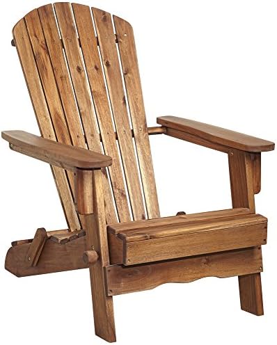 Monterey Natural Folding Adirondack Chair